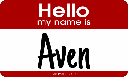 Hello my name is Aven png download