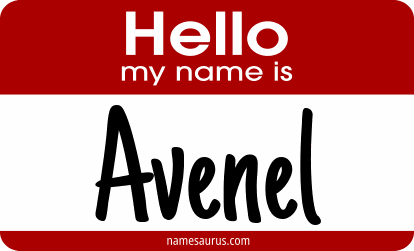 Hello my name is Avenel png download