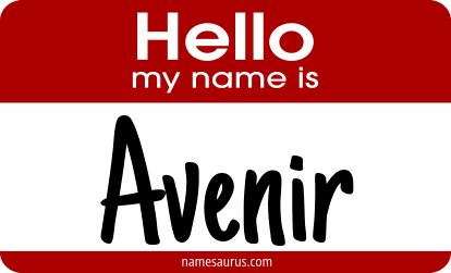 Hello my name is Avenir png download