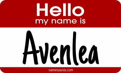 Hello my name is Avenlea png download