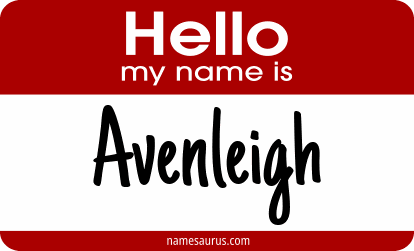Hello my name is Avenleigh png download
