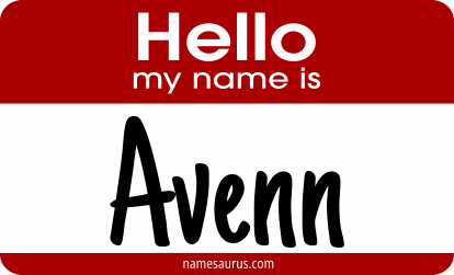 Hello my name is Avenn png download