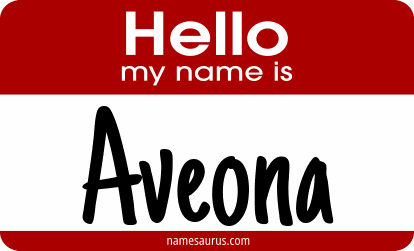 Hello my name is Aveona png download