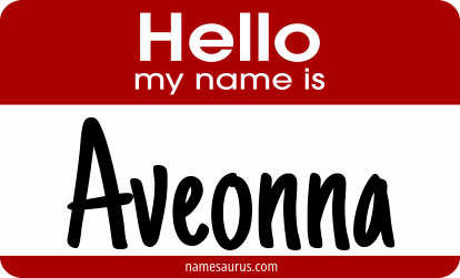 Hello my name is Aveonna png download
