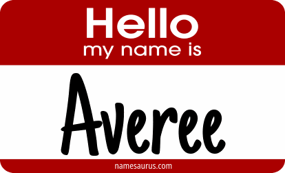 Hello my name is Averee png download