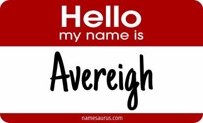 Hello my name is Avereigh png download