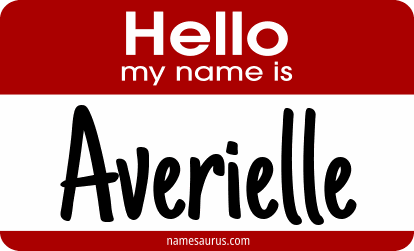 Hello my name is Averielle png download