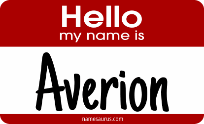 Hello my name is Averion png download