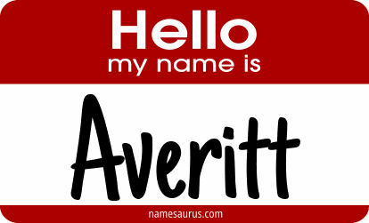 Hello my name is Averitt png download
