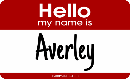 Hello my name is Averley png download