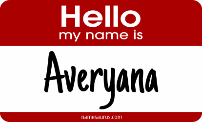 Hello my name is Averyana png download