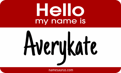 Hello my name is Averykate png download