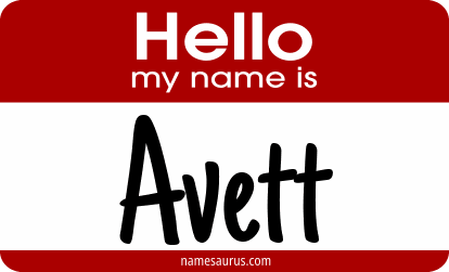 Hello my name is Avett png download