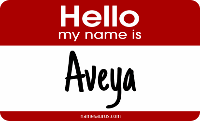 Hello my name is Aveya png download