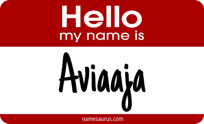 Hello my name is Aviaaja png download