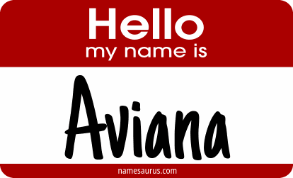 Hello my name is Aviana png download