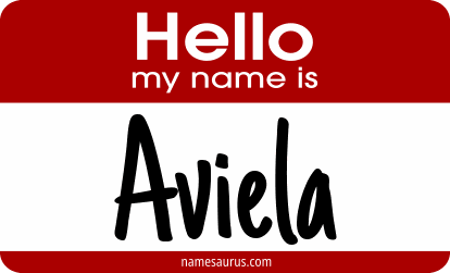 Hello my name is Aviela png download