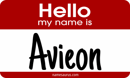 Hello my name is Avieon png download