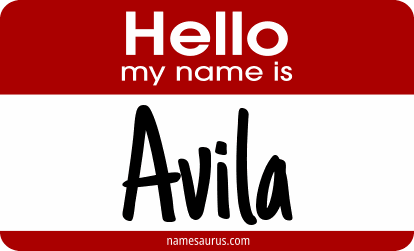 Hello my name is Avila png download