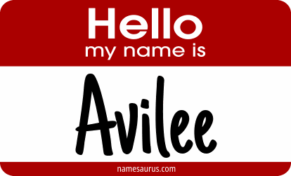 Hello my name is Avilee png download