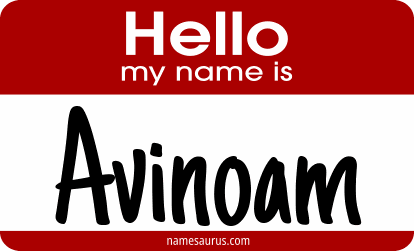 Hello my name is Avinoam png download