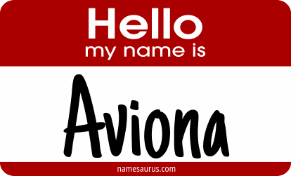 Hello my name is Aviona png download