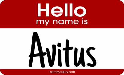 Hello my name is Avitus png download
