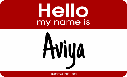 Hello my name is Aviya png download
