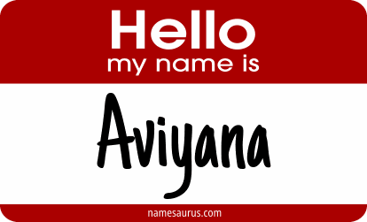 Hello my name is Aviyana png download