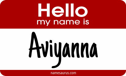 Hello my name is Aviyanna png download