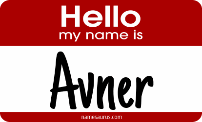 Hello my name is Avner png download