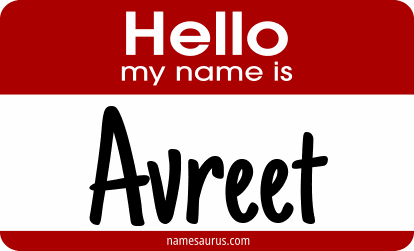 Hello my name is Avreet png download