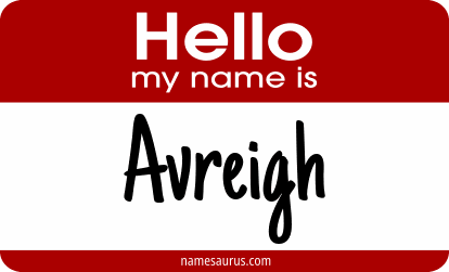 Hello my name is Avreigh png download