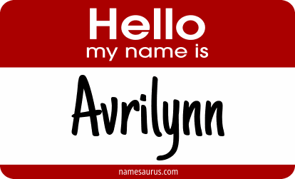 Hello my name is Avrilynn png download