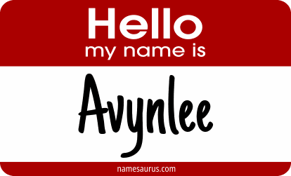 Hello my name is Avynlee png download