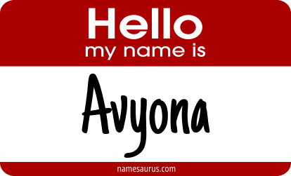 Hello my name is Avyona png download
