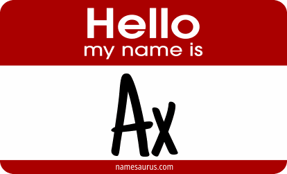 Hello my name is Ax png download