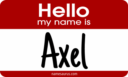 Hello my name is Axel png download