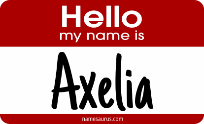 Hello my name is Axelia png download