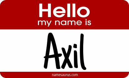 Hello my name is Axil png download