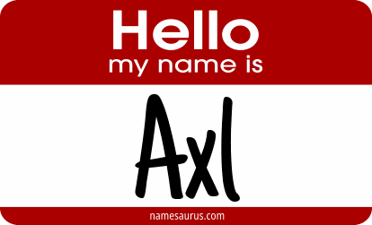 Hello my name is Axl png download