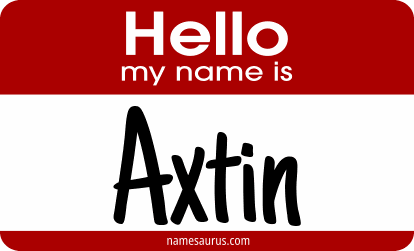 Hello my name is Axtin png download