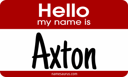 Hello my name is Axton png download