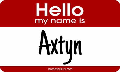 Hello my name is Axtyn png download