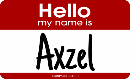 Hello my name is Axzel png download