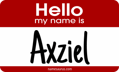Hello my name is Axziel png download