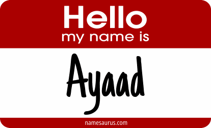 Hello my name is Ayaad png download