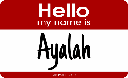 Hello my name is Ayalah png download