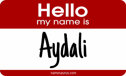 Hello my name is Aydali png download