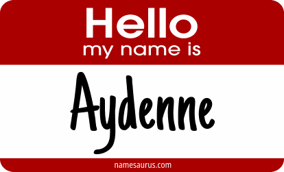 Hello my name is Aydenne png download